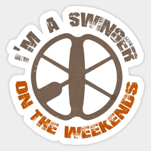 Detectorists I'm a Swinger mk1 by Eye Voodoo Sticker